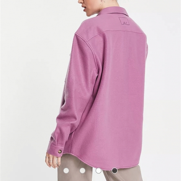 💜 Purple Reclaim Vintage Shacket - Picture 2 of 10